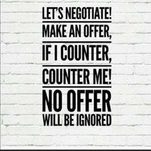 Everything has to go! Send an offer!